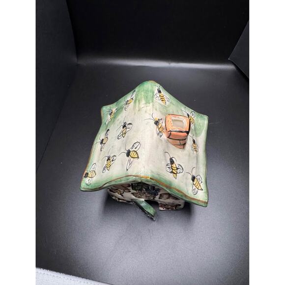 Blue Sky Clayworks by Heather Goldminc Bee House 2000 Tea Light House - Picture 9 of 10